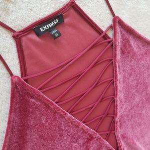 Express Velvet Tank Top
